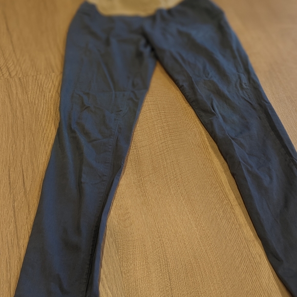 Blue gray Motherhood maternity pants - Picture 2 of 3